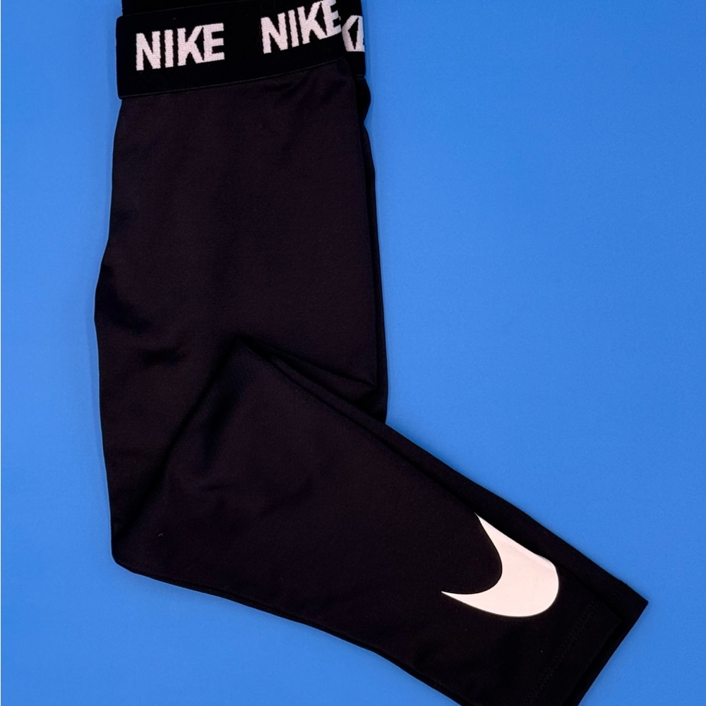 Nike Girl's‎ Dri-FIT Leggings- Black size 4/xs ships next biz day .